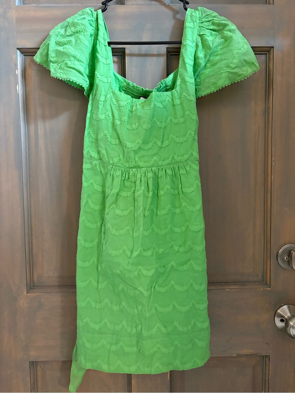 Vintage Juicy Couture Lime Green Puff-Sleeve Tunic Dress
